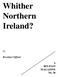 Whither Northern Ireland?