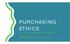 PURCHASING ETHICS 2017 AGENCY PURCHASING CONFERENCE PRESENTED BY: JIMMY MEADOWS, GENERAL COUNSEL