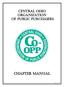 CENTRAL OHIO ORGANIZATION OF PUBLIC PURCHASERS CHAPTER MANUAL. Rev