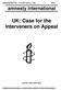 UK: Case for the Interveners on Appeal
