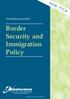 Border Security and Immigration Policy