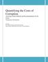 Quantifying the Costs of Corruption Assessing Current Methods and Recommendations for the Future