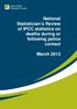 National Statistician s Review of IPCC statistics on deaths during or following police contact