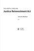 Justice Reinvestment Act James M. Markham