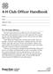 4-H Club Officer Handbook