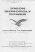 MONOPOLY POW'E R: UNION. AdT7-i -7 ; l. .ATO LIAUNIVERSITY g ~BERKELEY OF CALO IlORNIAUATU ~-, --,. !: -