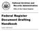 Federal Register Document Drafting Handbook