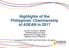 Highlights of the Philippines Chairmanship of ASEAN in 2017