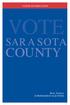 VOTER INFORMATI ON VOTE SAR A SOTA COUNTY. Ron Turner SUPERVISOR OF ELECTIONS