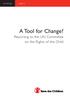 A Tool for Change? Reporting to the UN Committee on the Rights of the Child