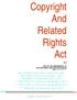 Copyright And Related Rights Act