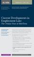 Current Developments in Employment Law: The Obama Years at Mid-Term