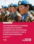 THE CONTRIBUTION OF UN WOMEN TO INCREASING WOMEN S LEADERSHIP AND PARTICIPATION IN PEACE AND SECURITY AND IN HUMANITARIAN RESPONSE
