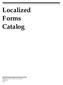 Localized Forms Catalog