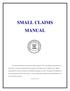SMALL CLAIMS MANUAL. The following information has been made available through the office of the McHenry County Clerk of the