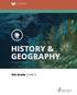 HISTORY & GEOGRAPHY STUDENT BOOK. 9th Grade Unit 5