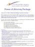 Power of Attorney Package