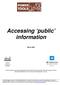 Accessing public information