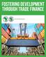 Fostering Development through Trade Finance