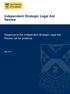 Independent Strategic Legal Aid Review. Response to the Independent Strategic Legal Aid Review call for evidence