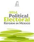 Political. Electoral. Reform in Mexico