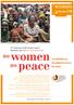 no women no peace exhibition by PeaceWomen Across the Globe 10 th anniversary of UN Security Council Resolution 1325 Women, Peace and Security