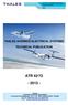 THALES AVIONICS ELECTRICAL SYSTEMS TECHNICAL PUBLICATION ATR 42/