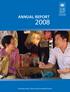 ANNUAL REPORT. Fostering voices, choices and sustainable futures