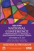 NATIONAL CONFERENCE on Representation and Advocacy for Unaccompanied Immigrant Children