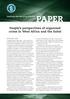 PAPER. People s perspectives of organised crime in West Africa and the Sahel. Institute for Security Studies INTRODUCTION