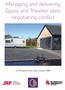 Managing and delivering Gypsy and Traveller sites: negotiating conflict