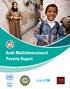 Carole al Farah/ UNRWA. Arab Multidimensional Poverty Report