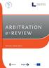 ARBITRATION e-review SPECIAL ISSUE