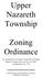 Upper Nazareth Township. Zoning Ordinance
