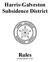 Harris-Galveston Subsidence District. Rules