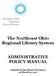 The Northeast Ohio Regional Library System ADMINISTRATIVE POLICY MANUAL