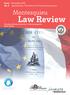 Law Review. Issue No. 6. December 2017 Special Issue: The Reform of French Contract Law