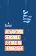 ADVANCING SENSIBLE JUSTICE IN TENNESSEE