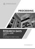 PROCEEDING FISIPOL S RESEARCH DAYS 2017