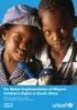 For Better Implementation of Migrant Children s Rights in South Africa