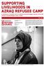 Supporting Livelihoods in Azraq Refugee Camp