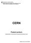 CERN. Posted workers. Implementation of the principle of foreseeable preponderant share