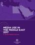 MEDIA USE IN THE MIDDLE EAST 2017 A Seven-Nation Survey