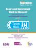 Interim Report of the Local Government Commission. April Town Hall