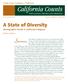 California Counts. A State of Diversity Demographic Trends in California s Regions. Summary. Public Policy Institute of California