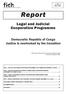 Report. Legal and Judicial Cooperation Programme. Democratic Republic of Congo Justice is overlooked by the transition