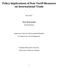 Policy Implications of Non-Tariff Measures on International Trade