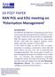 RAN POL and EDU meeting on Polarisation Management