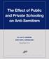 The Effect of Public and Private Schooling on Anti-Semitism BY JAY P. GREENE AND CARI A. BOGULSKI