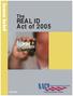 issue brief The REAL ID Act of 2005